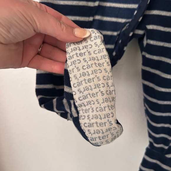 18 Month Carter’s Zip Up Pajama Fleece - Picture 5 of 6